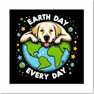 Funny Earth Day Labrador Retriever Lover Posters and Art